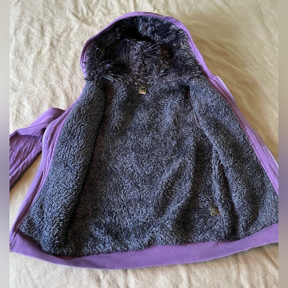 Fuzzy Faux Fur Lined Purple Marc by Marc Jacobs Hoodie Zip-up - Picture 5 of 6